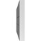 Ekena Millwork Vertical Surface Mount PVC Gable Vent: Functional, w/ 2"W x 1-1/2"P Brickmould Frame, 36"W x 12"H GVPVE36X1202SF - alternate 4